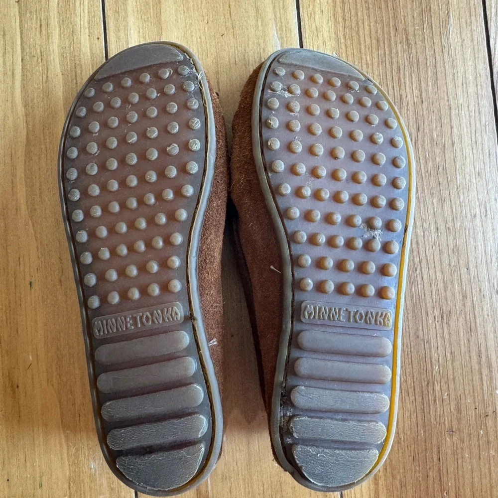 Minnetonka Thunderbird “Animikii” Hardsole Brown Size 2